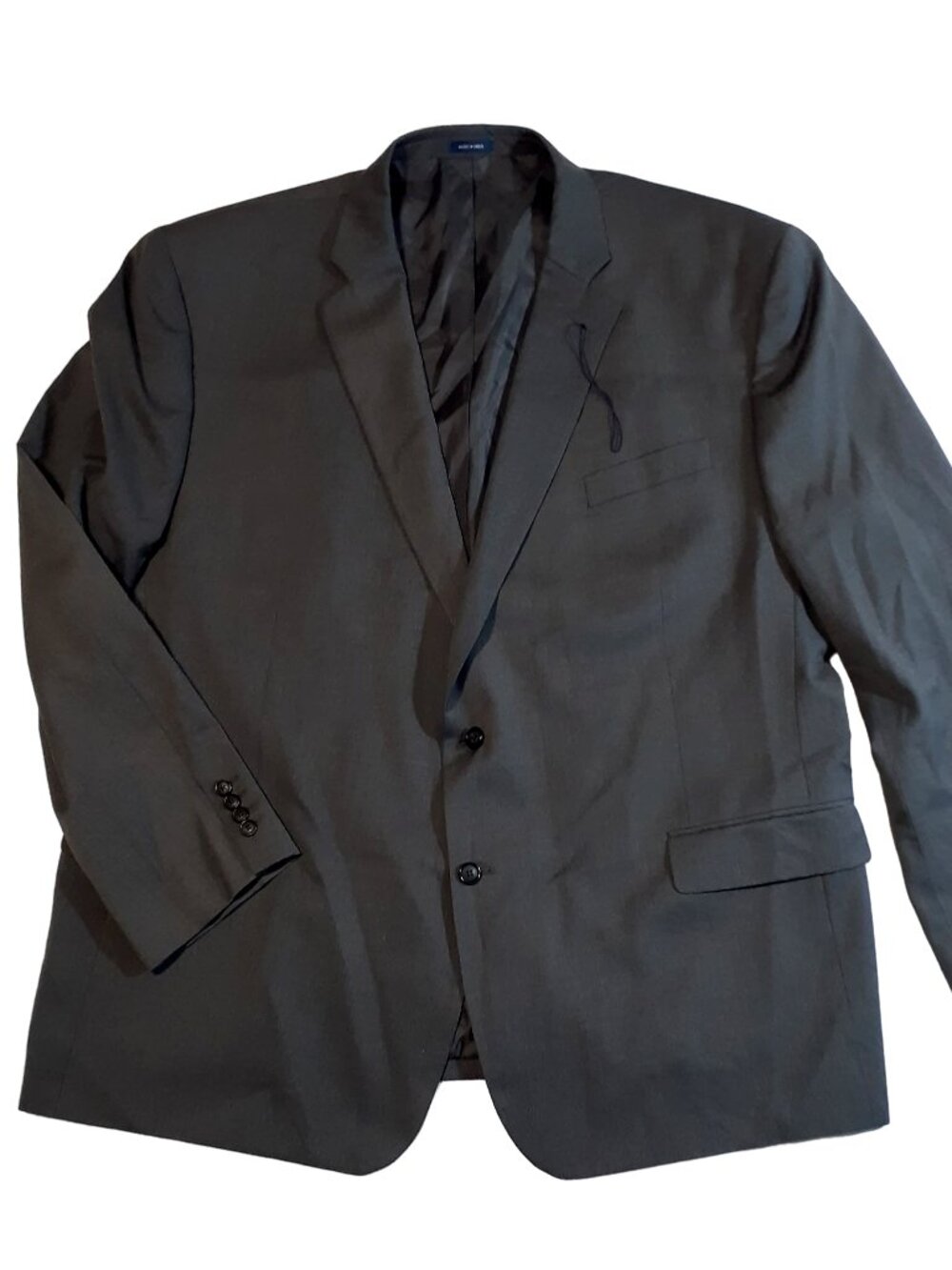 Stafford Sport Coat Mens 54B Long Gray Wool Blend Blazer Jacket Big Tall NWT